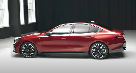The new 2024 BMW 5-Series sedan.