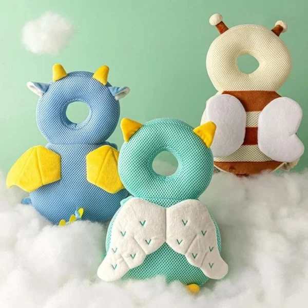 Baby Head Protector Backpack Pillow For Kids 1-3 Y Toddler Children Soft PP Cotton Protective Cushion Cartoon Security Pillows - Image 6