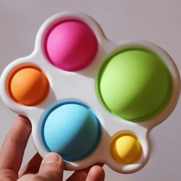 Infant Baby Toys Montessori Exercise Board Rattle Puzzle Colorful Intelligence Early Education Intensive Training Fidget Toys - Image 2