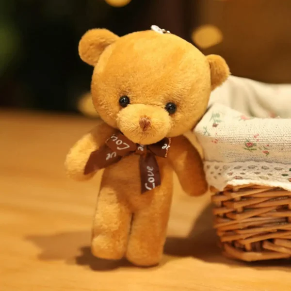 5/52pcs Bears Stuffed Plush Toy Mini Bear Doll Toy Keychain Bag Pendant Wedding Decoration Children Birthday Party Gifts - Image 6