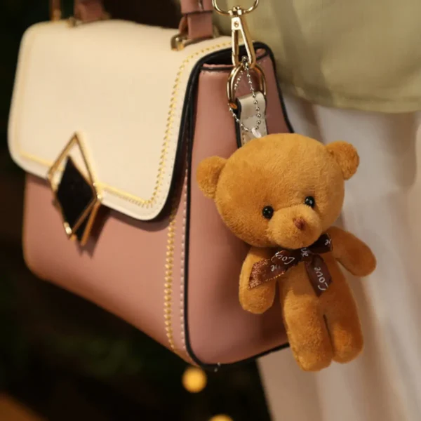 5/52pcs Bears Stuffed Plush Toy Mini Bear Doll Toy Keychain Bag Pendant Wedding Decoration Children Birthday Party Gifts - Image 5