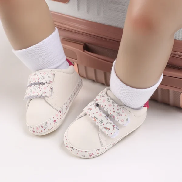 Fashion Baby Shoes Children White Sports Shoes For Girls Soft Flats Baby Toddler First Walkers Kids Sneakers Casual Infant Shoes - Image 6