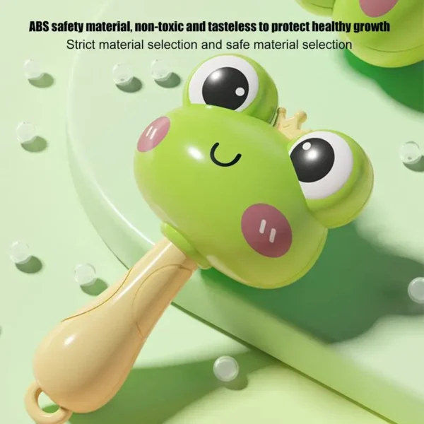 Baby Musical Instrument Rattle Shaker Toys Cute Frog Duck Maracas For Kids Birthday Baby Shower Party Favors Gift - Image 2