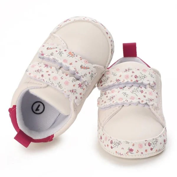 Fashion Baby Shoes Children White Sports Shoes For Girls Soft Flats Baby Toddler First Walkers Kids Sneakers Casual Infant Shoes - Image 3