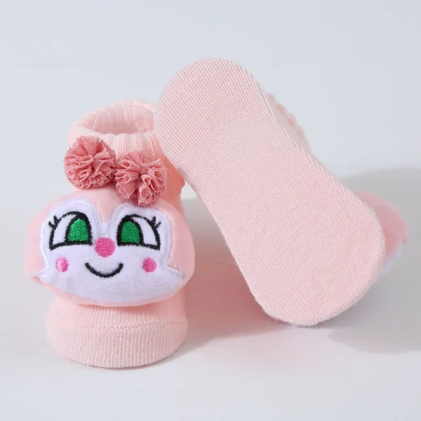 Cute Cartoon Doll Newborn Socks Spring New Baby Soft Solid Prewalker Knitted Sock For Girls Boys Infant Knitting Floor Socks - Image 5