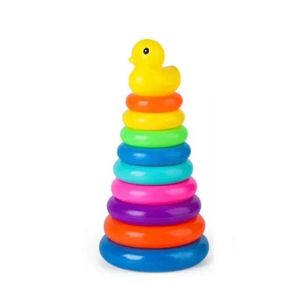 Animal Rainbow Stacking Ring Tower Stapelring Kids Montessoris Toys Early Education Teaching Aids Wood Baby Toys Gift Stack - Image 6