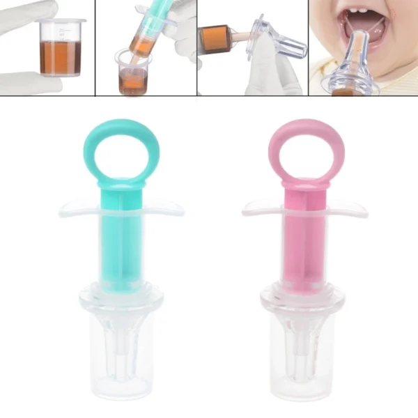 Baby kids smart medicine dispenser Needle Feeder Squeeze Medicine Dropper Pacifier Dispenser JuceFeeding Utensils BabyAccessorie - Image 4