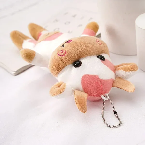 15cm Cute Milk Cow Plush Toy Animal Stuffed Doll Keyring Festival Birthday Gift Kawaii Decor Plush Keychain Toys for Boys Girls - Image 4