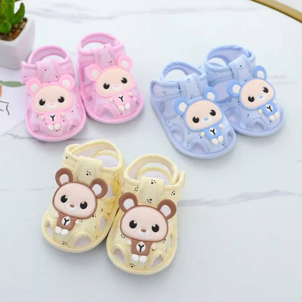 Summer Toddler Infant Kids Baby Cute Casual Princess Sandals Lovely Cartoon Soft Crib Shoes Boy Girls First Walkers Floor Shoe - Image 3