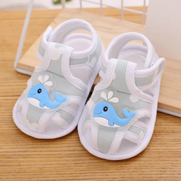 Summer Toddler Infant Kids Baby Cute Casual Princess Sandals Lovely Cartoon Soft Crib Shoes Boy Girls First Walkers Floor Shoe - Image 4