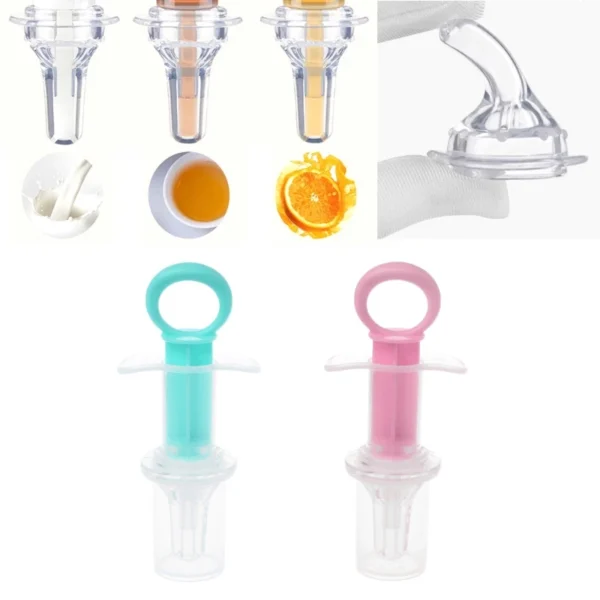 Baby kids smart medicine dispenser Needle Feeder Squeeze Medicine Dropper Pacifier Dispenser JuceFeeding Utensils BabyAccessorie - Image 2