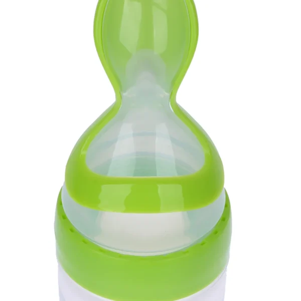 Baby Silicone Squeezing Feeding Bottle Newborn Baby Training Spoon Supplement Feeder Safe Useful Tableware For Kids - Image 3