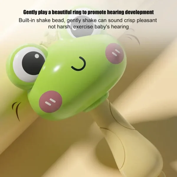 Baby Musical Instrument Rattle Shaker Toys Cute Frog Duck Maracas For Kids Birthday Baby Shower Party Favors Gift - Image 3