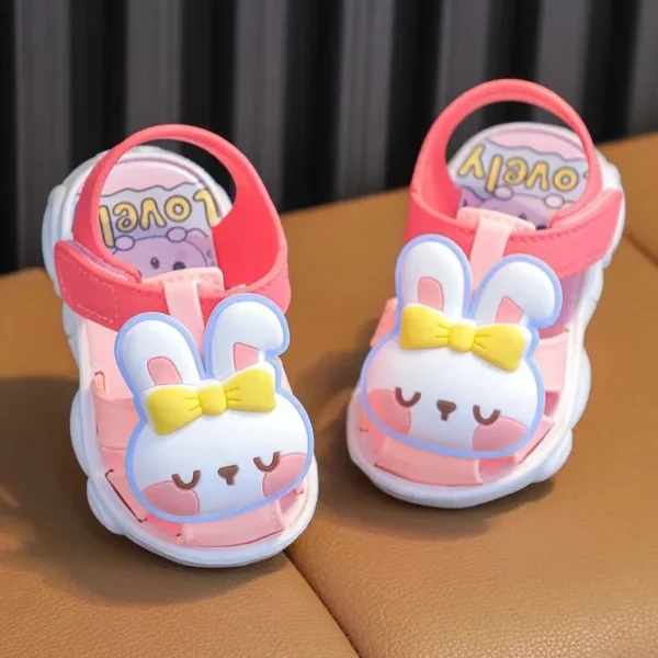 High Quality Comfortable Breathable Baby Children Outdoor Sandals Simple Versatile Cute Cartoon Boys Girls Infants Walking Shoes - Image 3